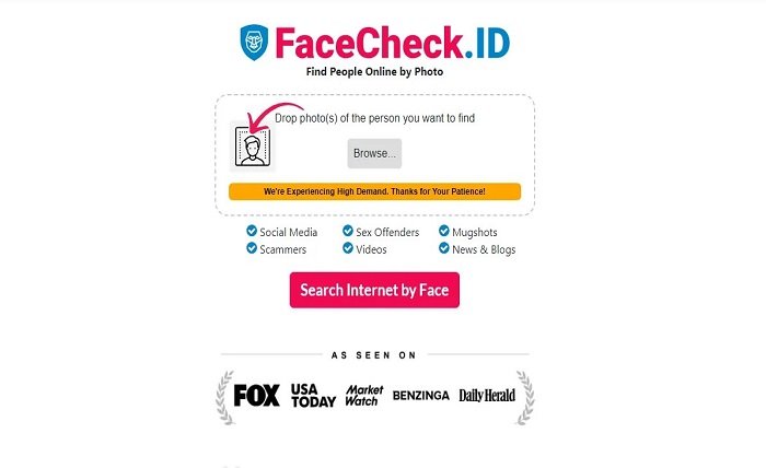 Facecheck ID Alternative Free